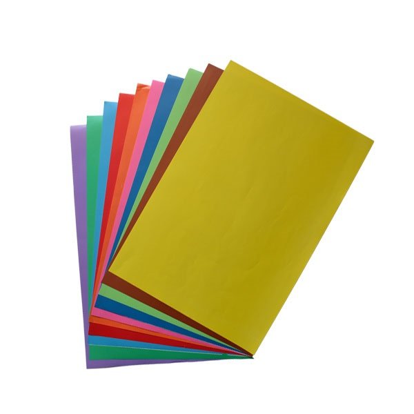 کاغذ رنگی بسته 10عددی
